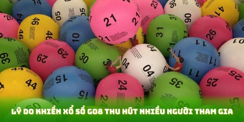 Lý do khiến xổ số Go8 thu hút nhiều người tham gia